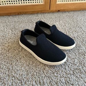 Allbirds Wool Loungers Size 5 in Black with Cream Sole